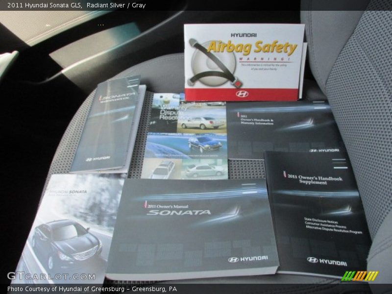 Radiant Silver / Gray 2011 Hyundai Sonata GLS