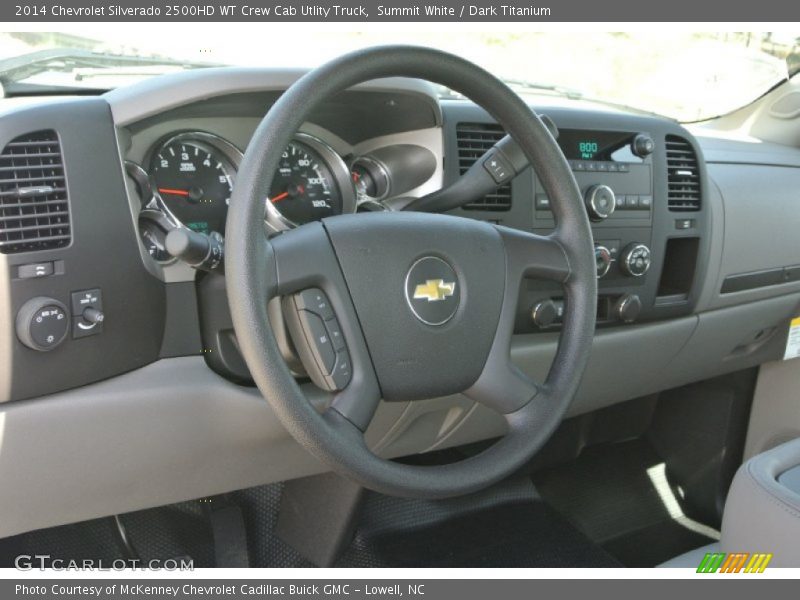 Summit White / Dark Titanium 2014 Chevrolet Silverado 2500HD WT Crew Cab Utlity Truck