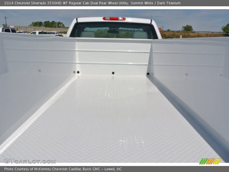 Summit White / Dark Titanium 2014 Chevrolet Silverado 3500HD WT Regular Cab Dual Rear Wheel Utility