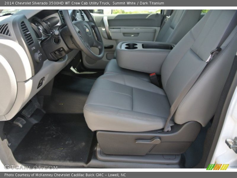 Summit White / Dark Titanium 2014 Chevrolet Silverado 3500HD WT Crew Cab Utility Truck