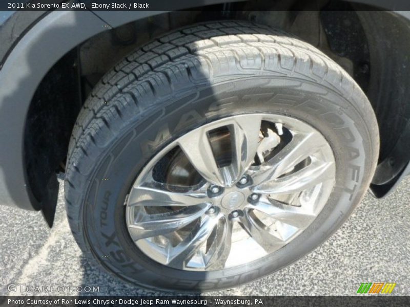 Ebony Black / Black 2011 Kia Sorento EX AWD