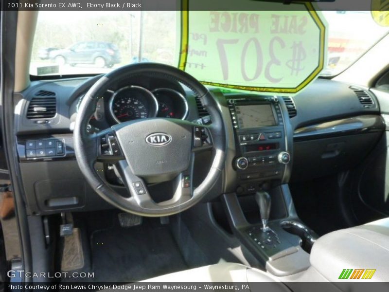 Ebony Black / Black 2011 Kia Sorento EX AWD