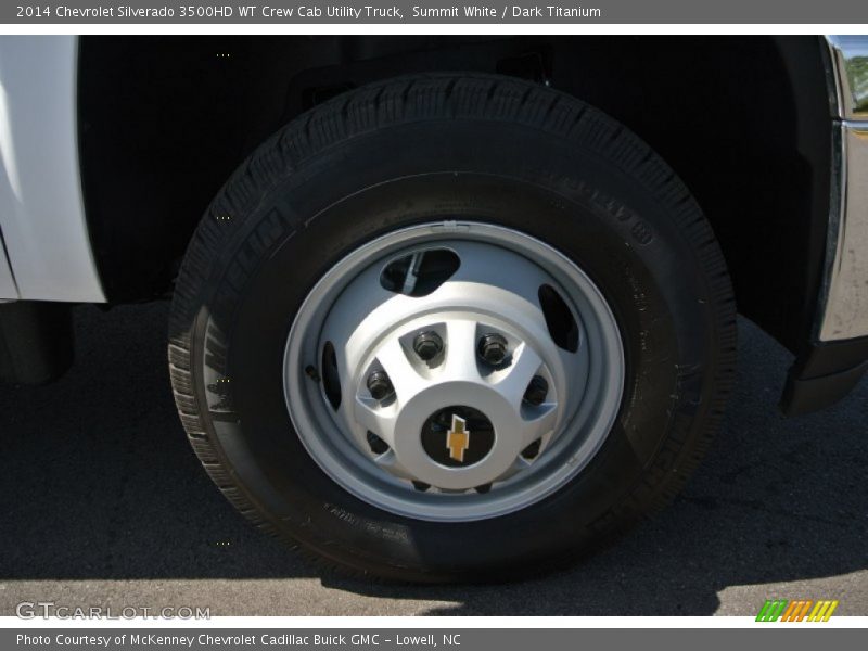 Summit White / Dark Titanium 2014 Chevrolet Silverado 3500HD WT Crew Cab Utility Truck