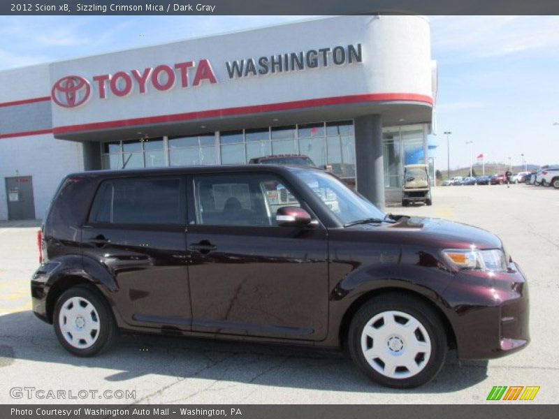 Sizzling Crimson Mica / Dark Gray 2012 Scion xB