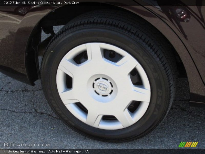 Sizzling Crimson Mica / Dark Gray 2012 Scion xB