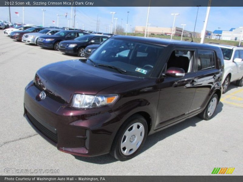 Sizzling Crimson Mica / Dark Gray 2012 Scion xB