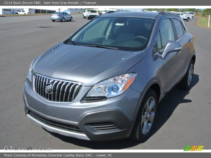 Satin Steel Gray Metallic / Titanium 2014 Buick Encore FWD