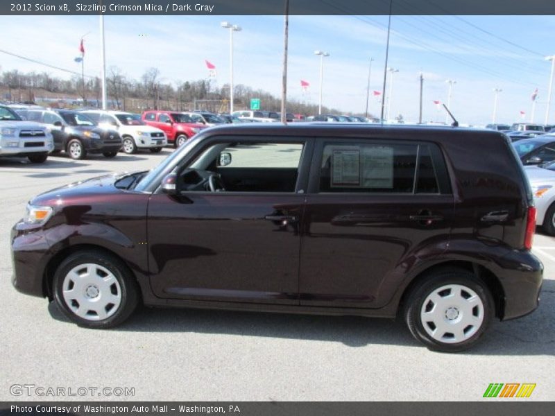 Sizzling Crimson Mica / Dark Gray 2012 Scion xB