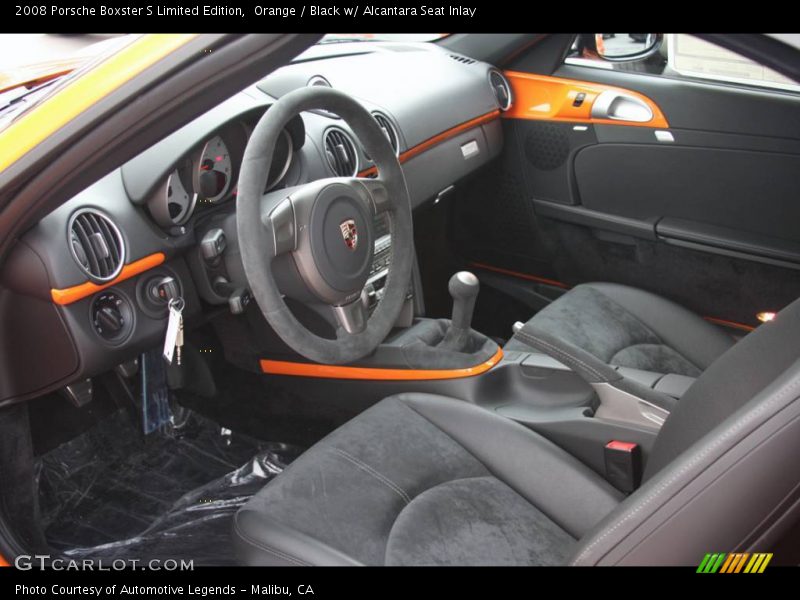 Orange / Black w/ Alcantara Seat Inlay 2008 Porsche Boxster S Limited Edition