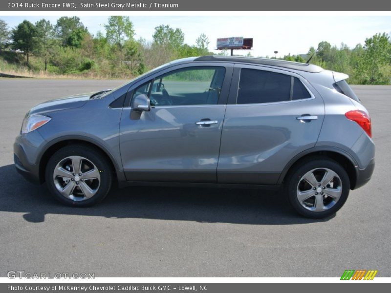 Satin Steel Gray Metallic / Titanium 2014 Buick Encore FWD