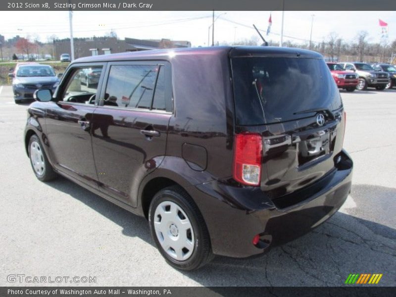 Sizzling Crimson Mica / Dark Gray 2012 Scion xB