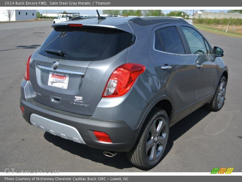 Satin Steel Gray Metallic / Titanium 2014 Buick Encore FWD
