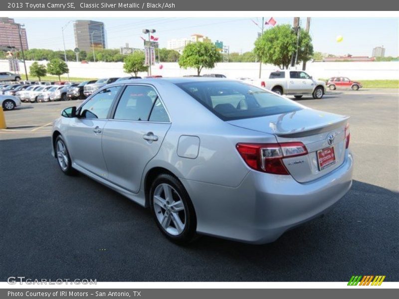 Classic Silver Metallic / Black/Ash 2013 Toyota Camry SE