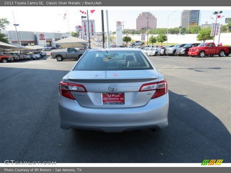 Classic Silver Metallic / Black/Ash 2013 Toyota Camry SE