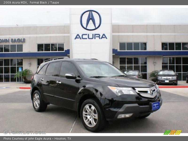 Formal Black / Taupe 2009 Acura MDX