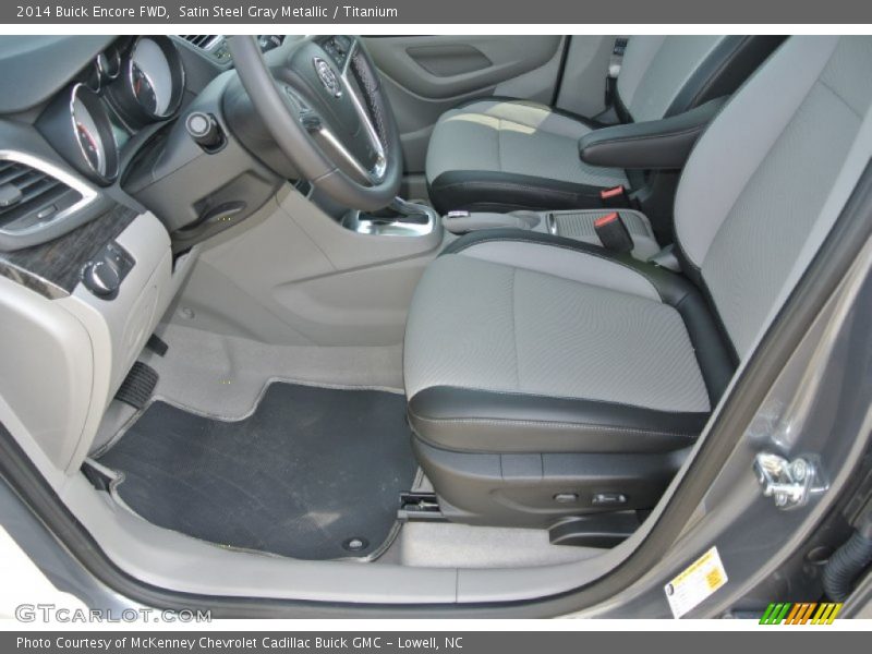 Satin Steel Gray Metallic / Titanium 2014 Buick Encore FWD