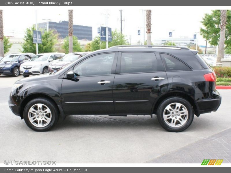 Formal Black / Taupe 2009 Acura MDX