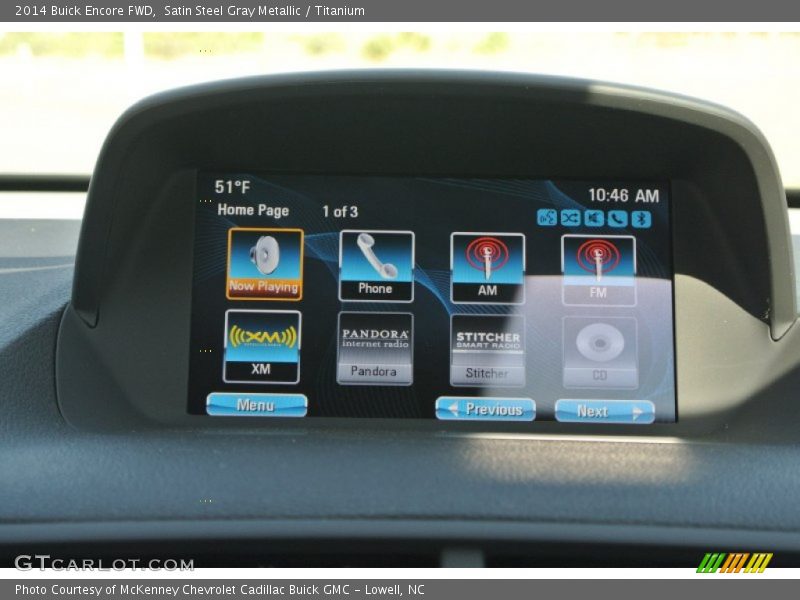 Satin Steel Gray Metallic / Titanium 2014 Buick Encore FWD