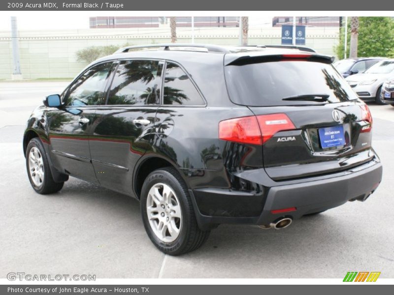 Formal Black / Taupe 2009 Acura MDX