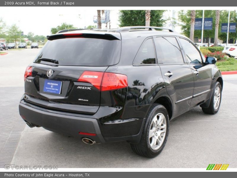 Formal Black / Taupe 2009 Acura MDX