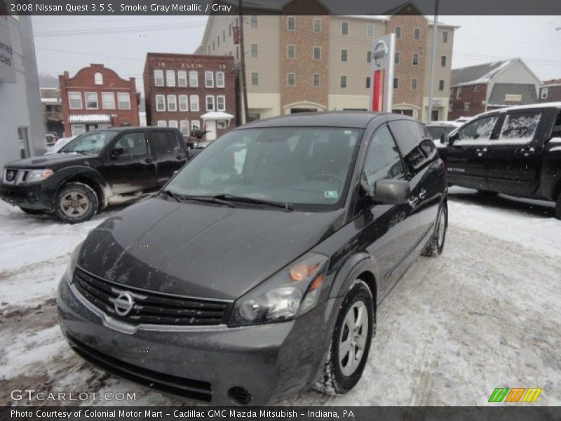 Smoke Gray Metallic / Gray 2008 Nissan Quest 3.5 S