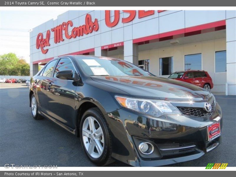 Cosmic Gray Metallic / Black 2014 Toyota Camry SE