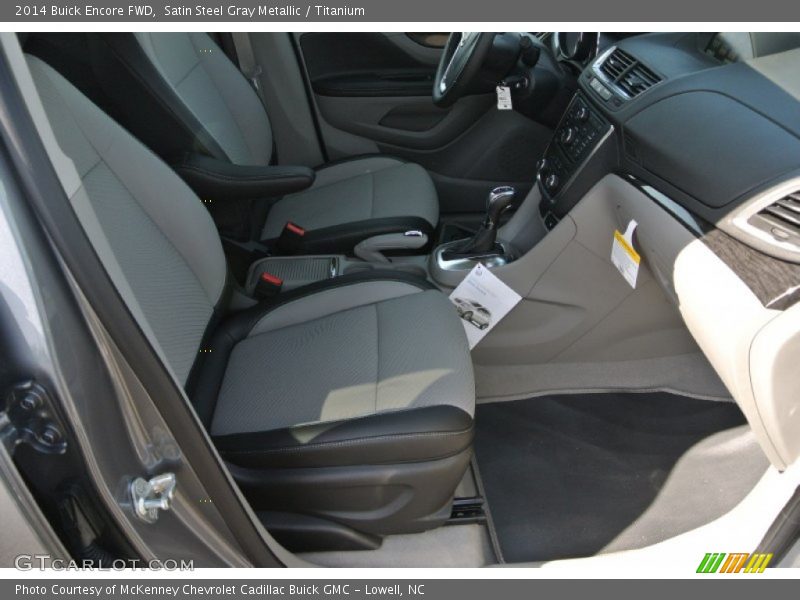 Satin Steel Gray Metallic / Titanium 2014 Buick Encore FWD
