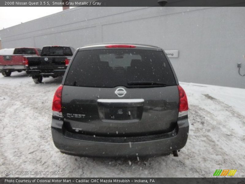 Smoke Gray Metallic / Gray 2008 Nissan Quest 3.5 S