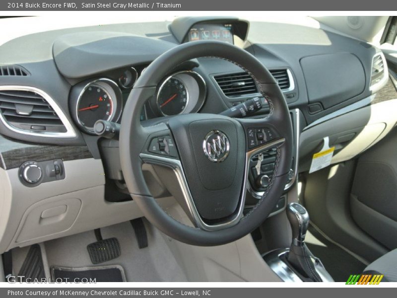 Satin Steel Gray Metallic / Titanium 2014 Buick Encore FWD