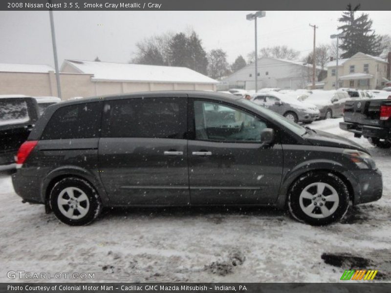 Smoke Gray Metallic / Gray 2008 Nissan Quest 3.5 S
