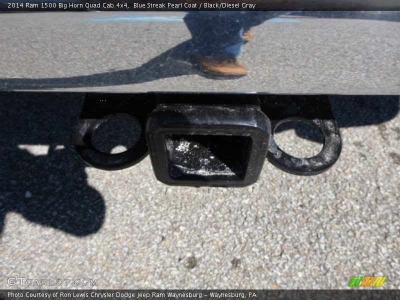 Blue Streak Pearl Coat / Black/Diesel Gray 2014 Ram 1500 Big Horn Quad Cab 4x4
