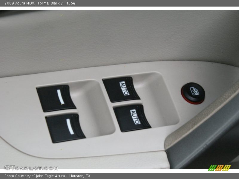 Formal Black / Taupe 2009 Acura MDX
