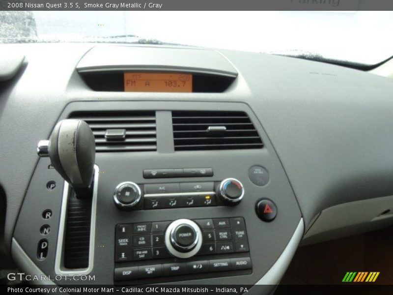 Smoke Gray Metallic / Gray 2008 Nissan Quest 3.5 S