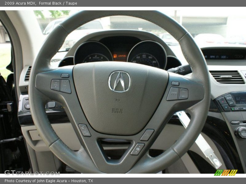 Formal Black / Taupe 2009 Acura MDX