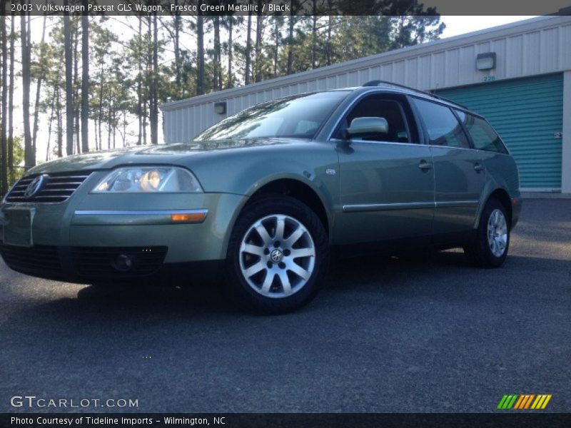 Fresco Green Metallic / Black 2003 Volkswagen Passat GLS Wagon