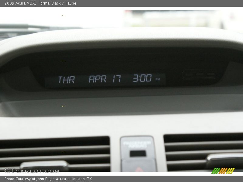 Formal Black / Taupe 2009 Acura MDX