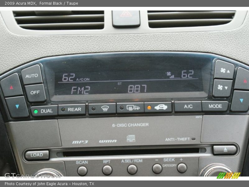 Formal Black / Taupe 2009 Acura MDX