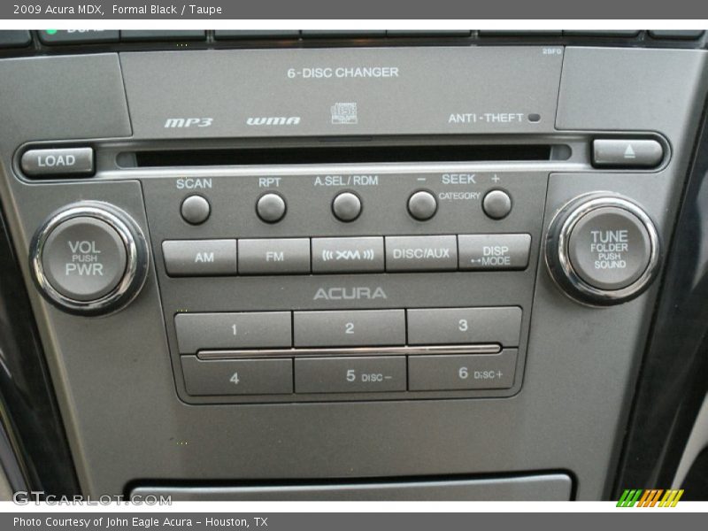 Formal Black / Taupe 2009 Acura MDX