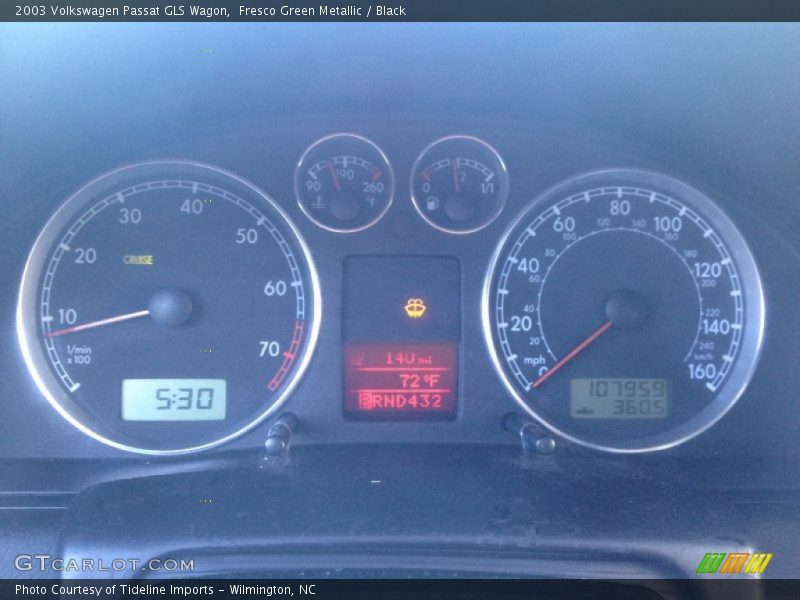 Fresco Green Metallic / Black 2003 Volkswagen Passat GLS Wagon