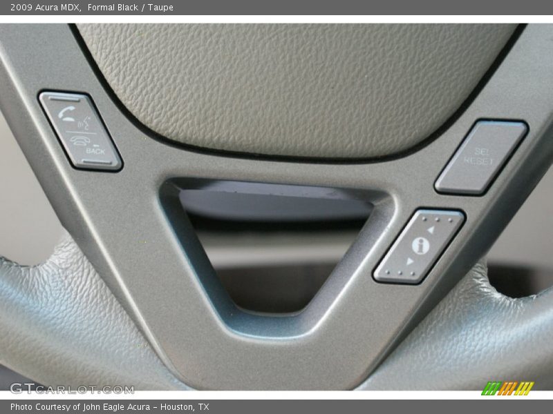 Formal Black / Taupe 2009 Acura MDX