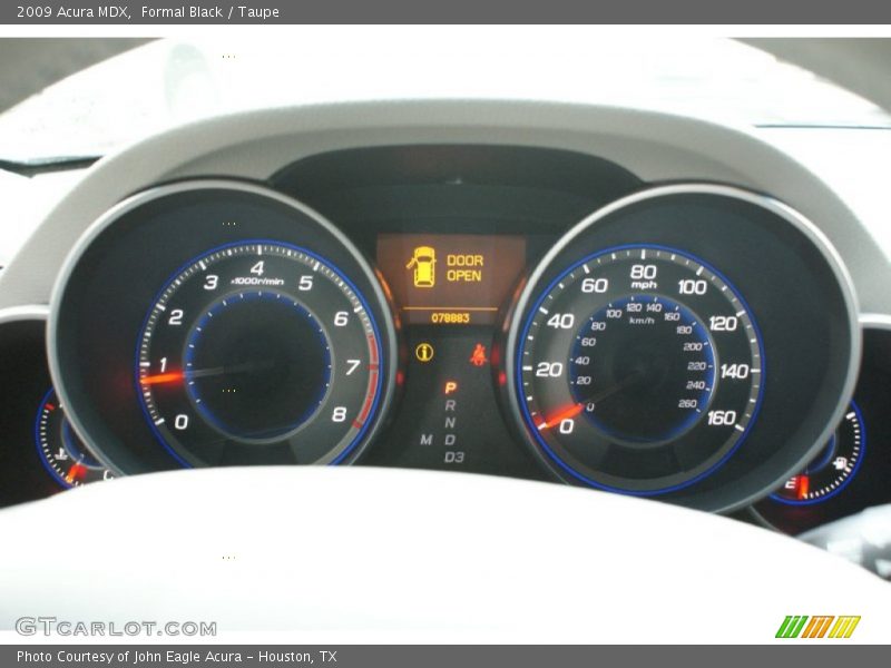 Formal Black / Taupe 2009 Acura MDX