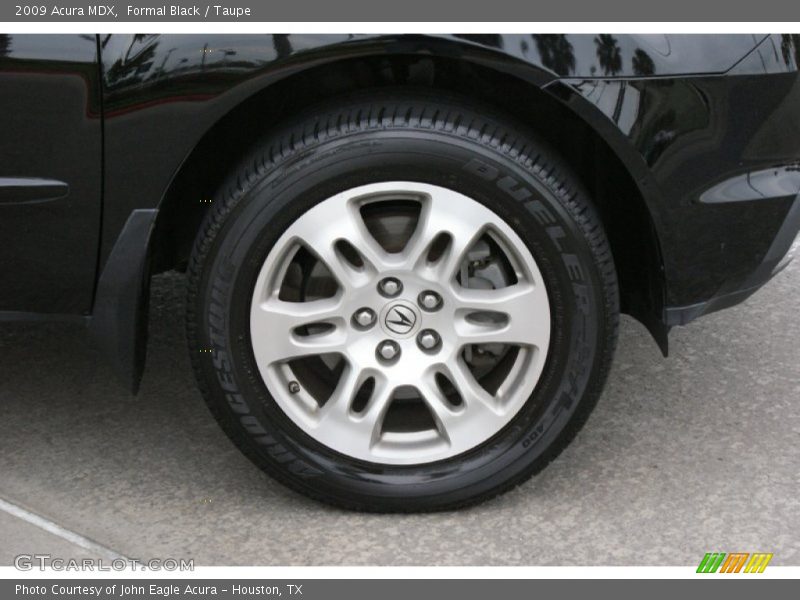 Formal Black / Taupe 2009 Acura MDX
