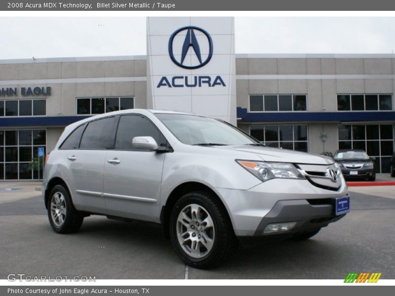 Billet Silver Metallic / Taupe 2008 Acura MDX Technology