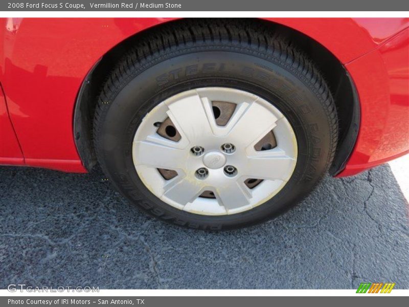 Vermillion Red / Medium Stone 2008 Ford Focus S Coupe