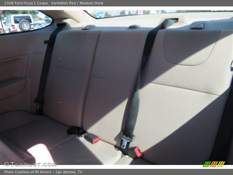 Vermillion Red / Medium Stone 2008 Ford Focus S Coupe