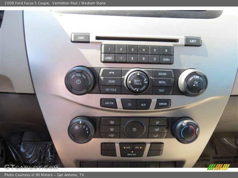 Vermillion Red / Medium Stone 2008 Ford Focus S Coupe