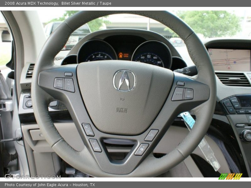 Billet Silver Metallic / Taupe 2008 Acura MDX Technology