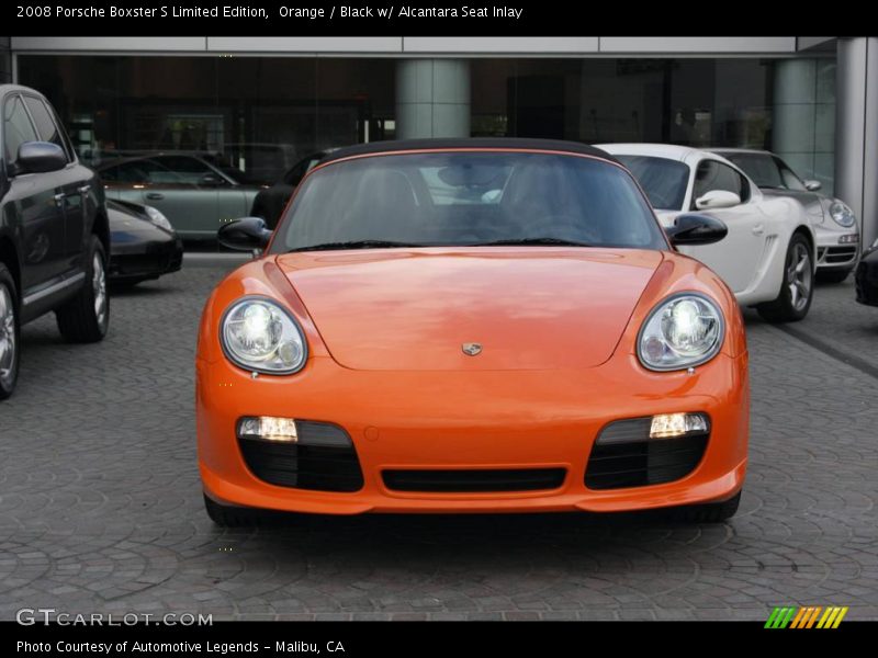 Orange / Black w/ Alcantara Seat Inlay 2008 Porsche Boxster S Limited Edition