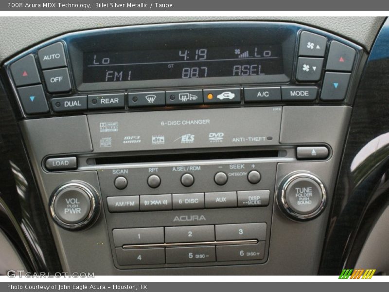 Billet Silver Metallic / Taupe 2008 Acura MDX Technology
