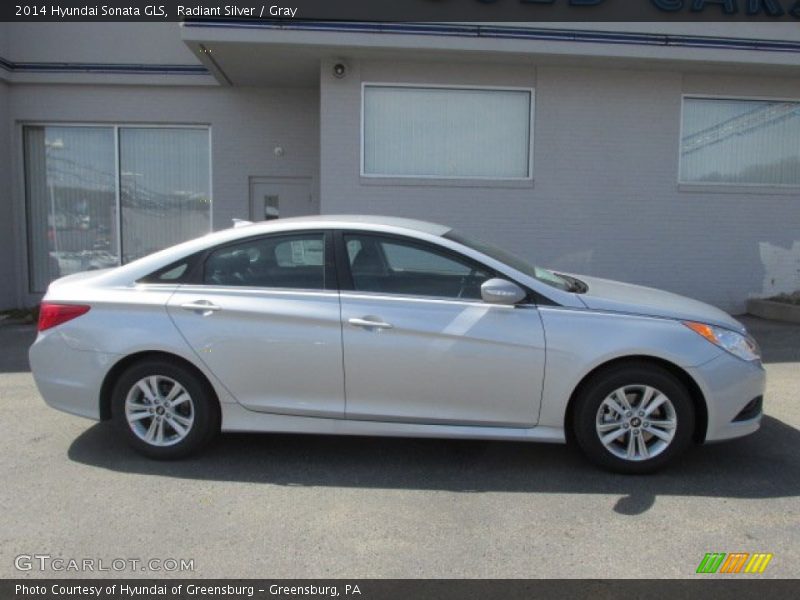 Radiant Silver / Gray 2014 Hyundai Sonata GLS